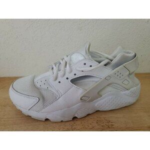 Nike Air Huarache Run 654275-110 Triple White Youth Size 5.5 Y